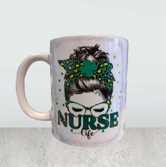Nurse Life"  Handcrafted Ceramic Mug - Picture 3 of 4